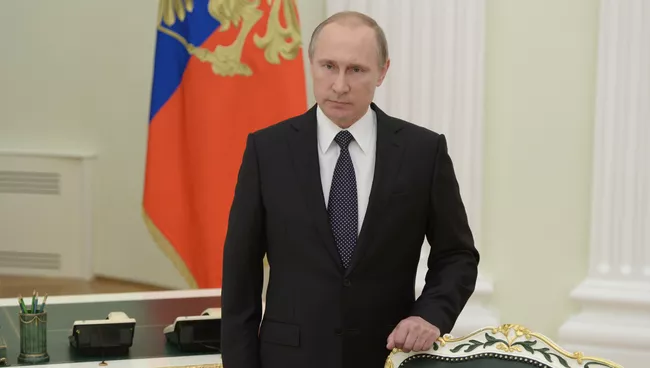 Президент РФ В.Путин. Архивное фото
