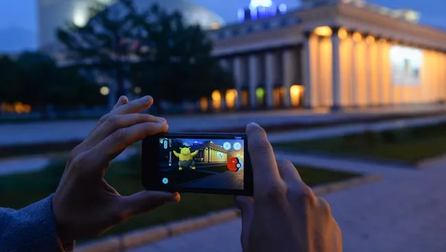 Игровое приложение Pokemon Go от компании Nintendo