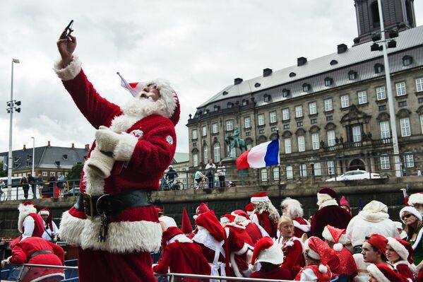 Всемирный съезд Санта-Клаусов в Копенгагене, Дания