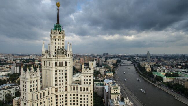 Жилой дом на Котельнической набережной в Москве. Архивное фото