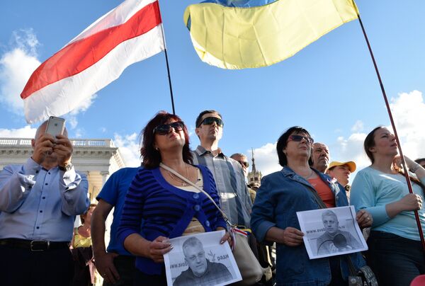 Акция памяти журналиста Павла Шеремета в Киеве