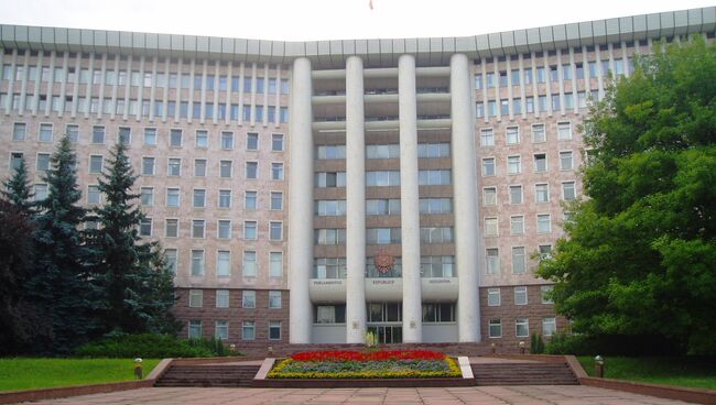 Здание парламента Республики Молдова в Кишеневе. Архивное фото