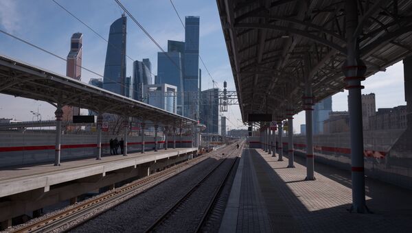 Станция Шелепиха Малого кольца Московской железной дороги. Архивное фото