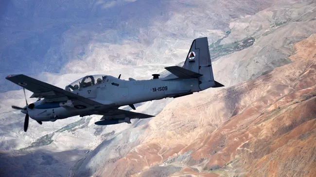 Самолет ВВС США A-29 Super Tucano. Архивное фото