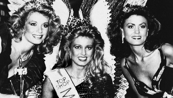 Победительница конкурса Мисс Мира Хольмфридур Карлсдоттир из Исландии, 1985 год