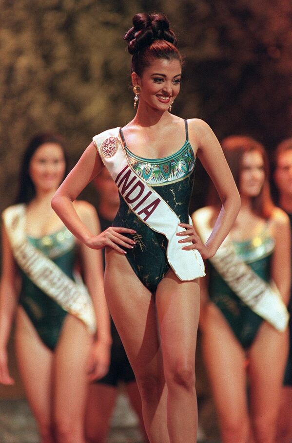 Победительница конкурса Мисс Мира Айшвария Рай из Индии, 1994 год