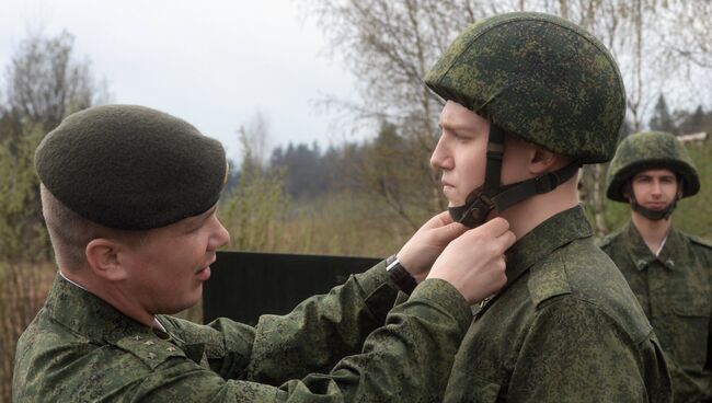 Военнослужащие Западного военного округа. Архивное фото