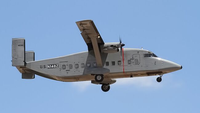 Американский военный самолет Sherpa C-23B Plus. Архивное фото