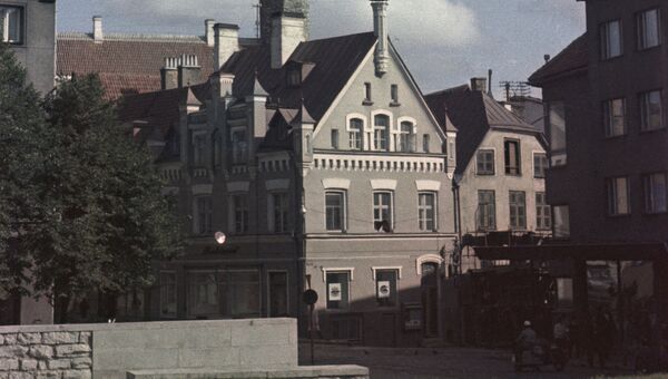 Таллинская ратуша - здание городского управления. Архивное фото