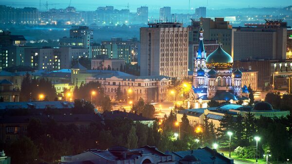 Соборная площадь в Омске. Архивное фото