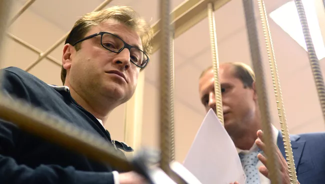 Генеральный директор холдинга Форум Дмитрий Михальченко в Басманном суде Москвы. Архивное фото