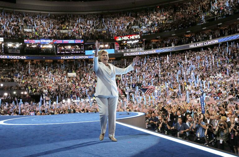 Кандидат в президенты США Хиллари Клинтон. 29 июля 2016 года 