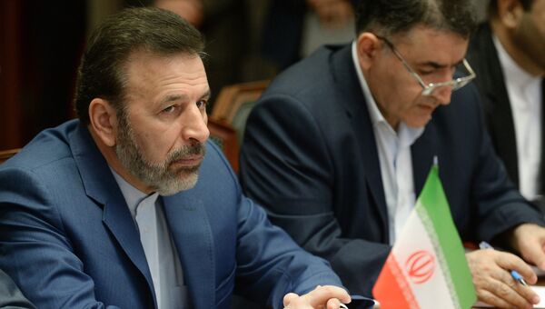 Министр связи и информационных технологий Ирана Махмуд Ваэзи во время встречи с министром энергетики РФ Александром Новаком
