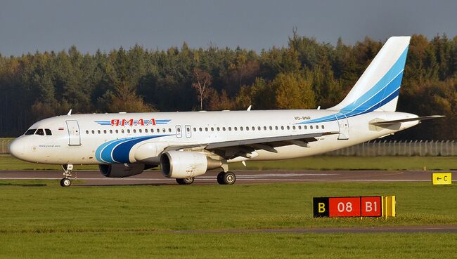 Самолет А320 авиакомпании Ямал. Архивное фото