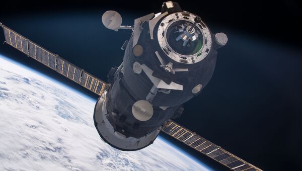 Российский космический корабль на МКС. Архивное фото