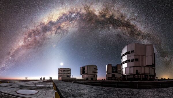 Дуга Млечного Пути сфотографированная в Чили