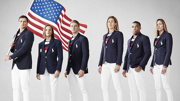 Олимпийская форма сборной США, разработанная дизайнером Ralph Lauren