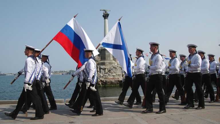 Празднование Дня ВМФ в городах России