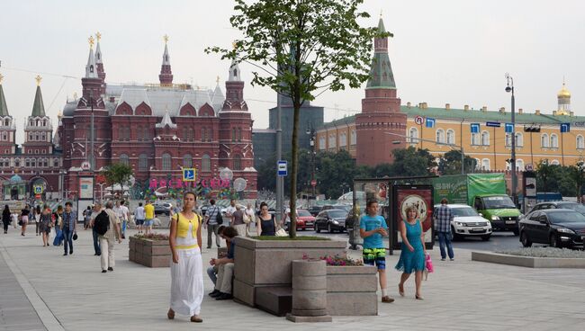 Манежная площадь в Москве. Архивное фото