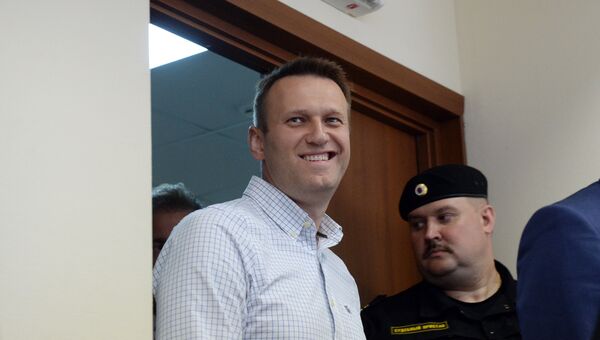 Оппозиционер Алексей Навальный. Архивное фото