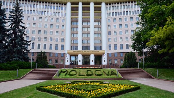 Здание парламента Молдавии в Кишиневе. Архивное фото