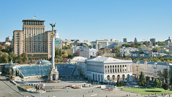 Площадь Независимости в Киеве, Украина