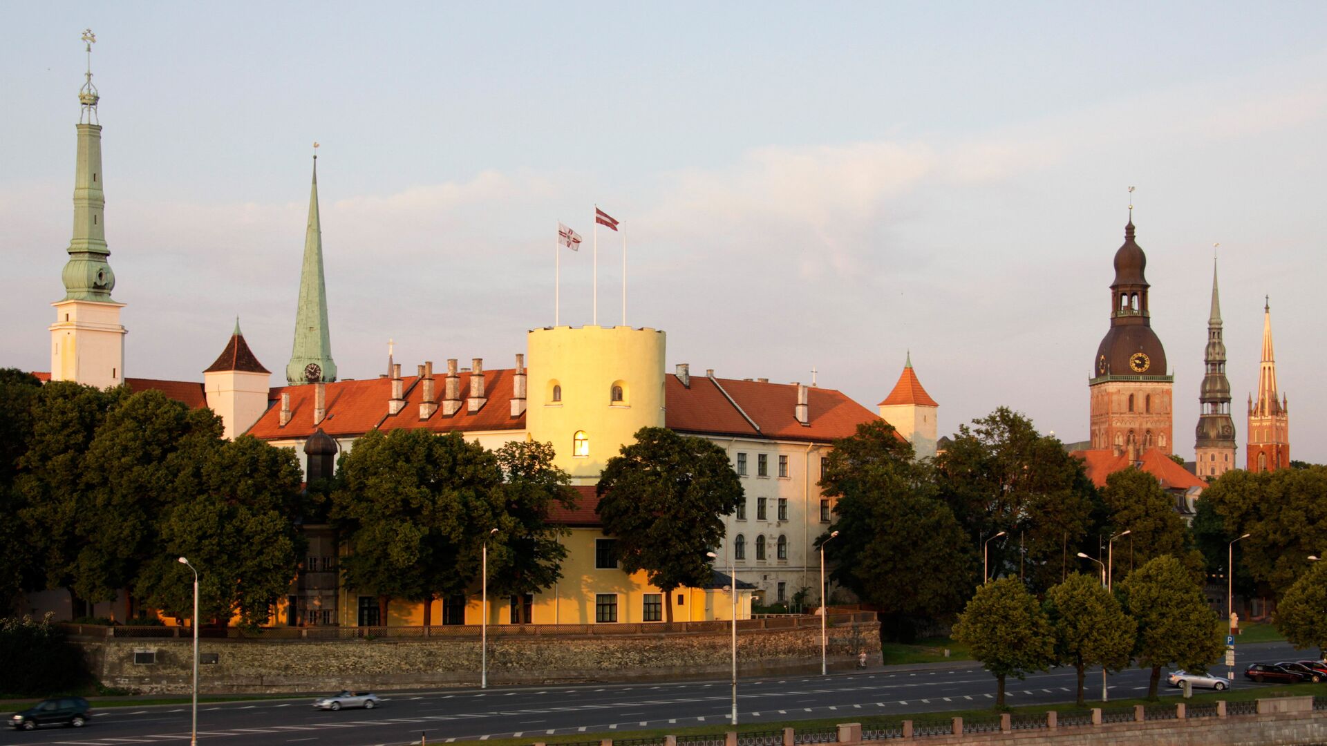 Вид на Президентский замок в Риге - РИА Новости, 1920, 03.11.2022