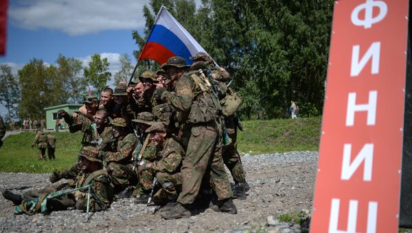 Военнослужащие вооруженных сил России на Международных армейских играх. Архивное фото