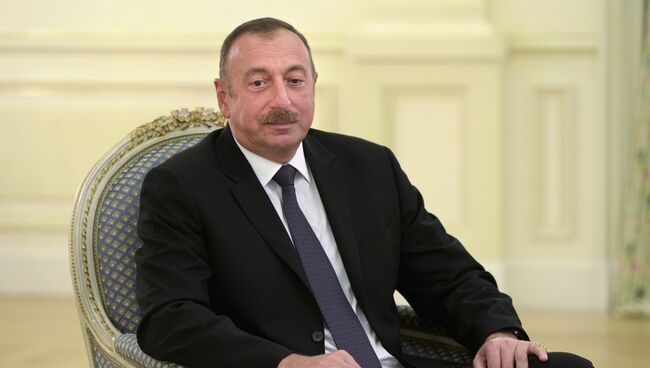 Президент Азербайджанской Республики Ильхам Алиев. Архивное фото