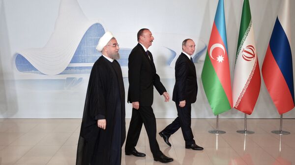 Визит президента РФ Владимира Путина в Азербайджан. Архивное фото