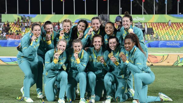 Женская австралийская сборная по регби-7 завоевала первую в истории золотую медаль на Олимпиаде в Рио