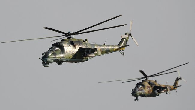 Вертолеты Ми-24. Архивное фото