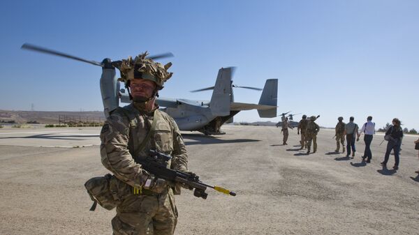 Солдат британского спецназа в Афганистане