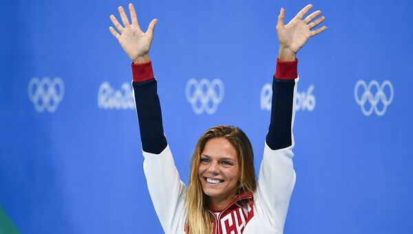 Юлия Ефимова, завоевавшая серебряную медаль на XXXI летних Олимпийских играх