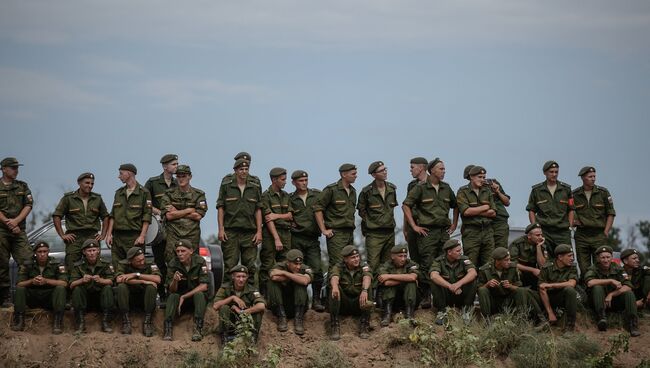 Военнослужащие армии России. Архивное фото