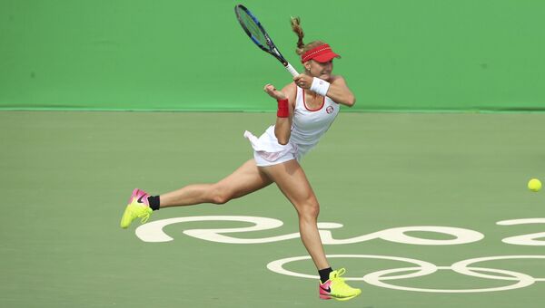 Российская теннисистка Екатерина Макарова потерпела поражение от чешки Петры Квитовой Олимпиаде-2016. 9 августа 2016