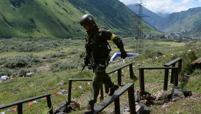 Военнослужащий в Кабардино-Балкарии. Архивное фото