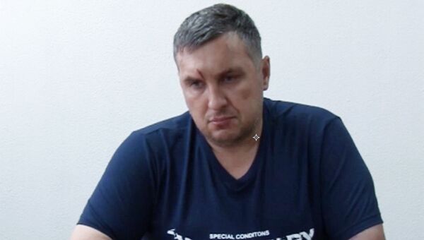 Подозреваемый в подготовке терактов в Крыму Евгений Панов во время допроса