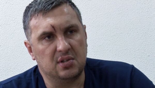 Подозреваемый в подготовке терактов в Крыму Евгений Панов во время допроса