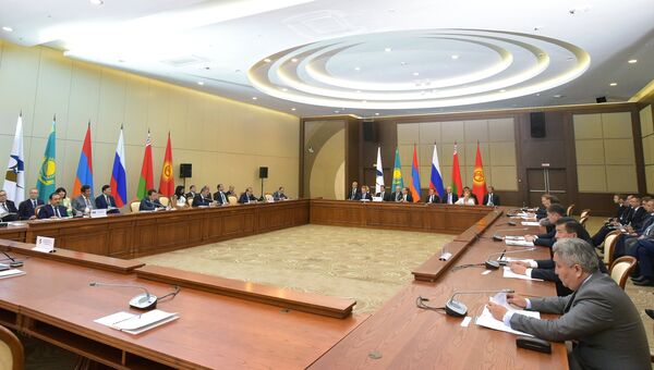 Заседание ЕврАзЭС в Сочи. 12 августа 2016. Архивное фото