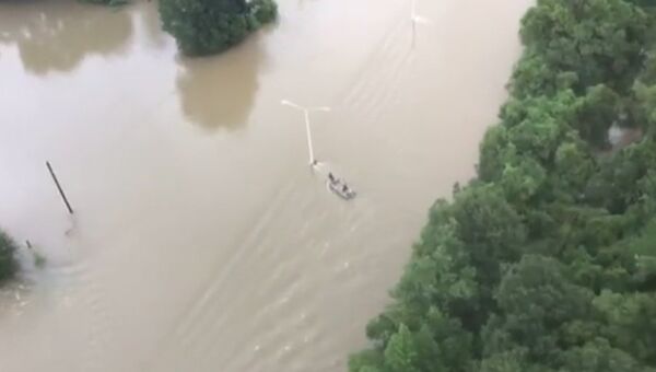 Крупное наводнение произошло в штате Луизиана на юге США. Кадры с места ЧП