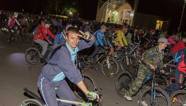 Международная акция Велоночь собрала в Туле более 2 тысяч человек