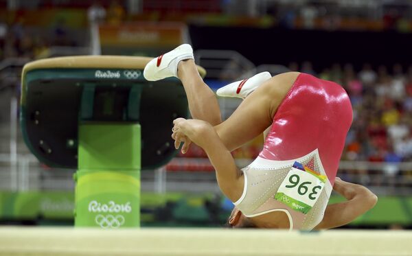 Гимнастка сборной Узбекистана на Олимпийских играх в Рио-де-Жанейро