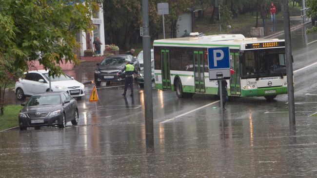 Последствия непогоды в Москве