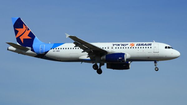 Самолет Airbus A320 израильской авиакомпании Israir  