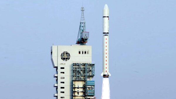 Старт китайской ракеты-носителя. Архивное фото