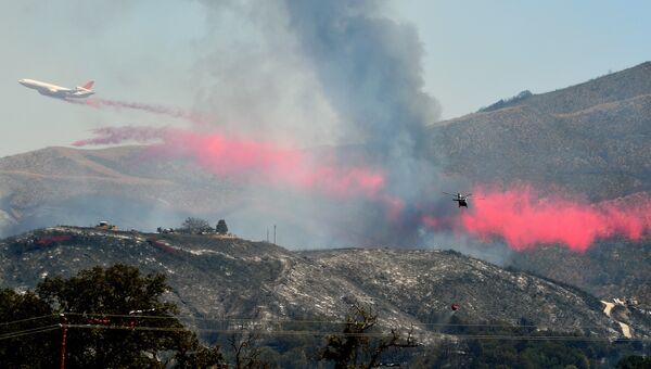 Лесные пожары в Калифорнии, США. Архивное фото
