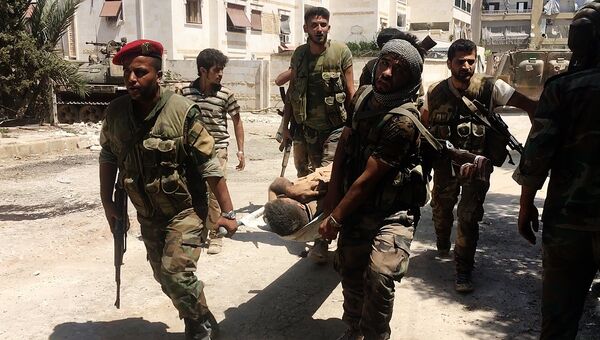 Бойцы сирийской армии. Архивное фото