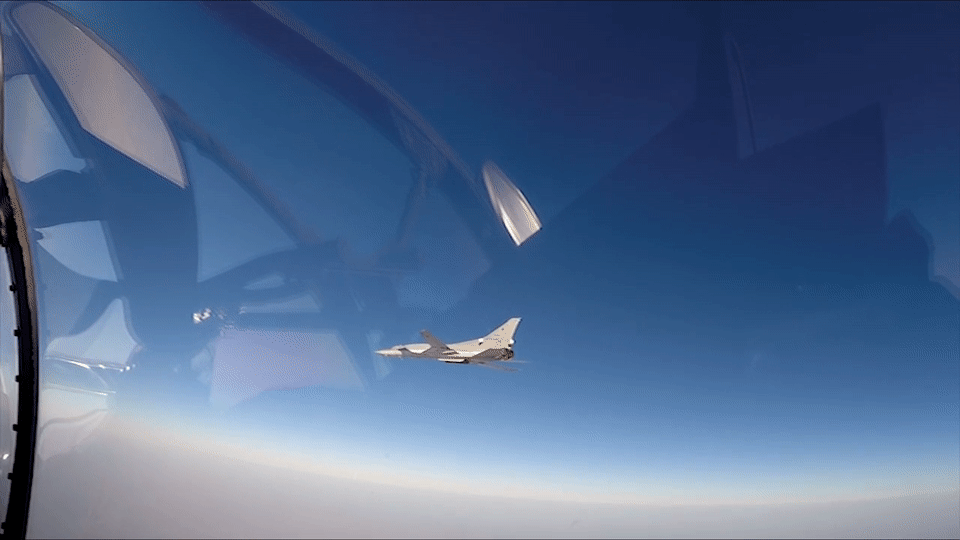 Нанесение авиаудара самолетами ТУ-22М3