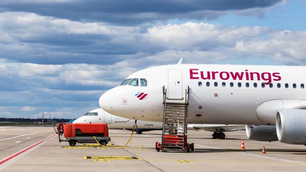 Самолет авиакомпании Eurowings 